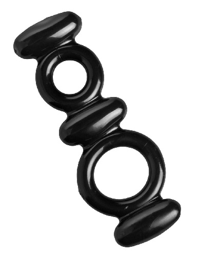 TRINITY VIBES DUAL Stretch to fit cock and ball ring