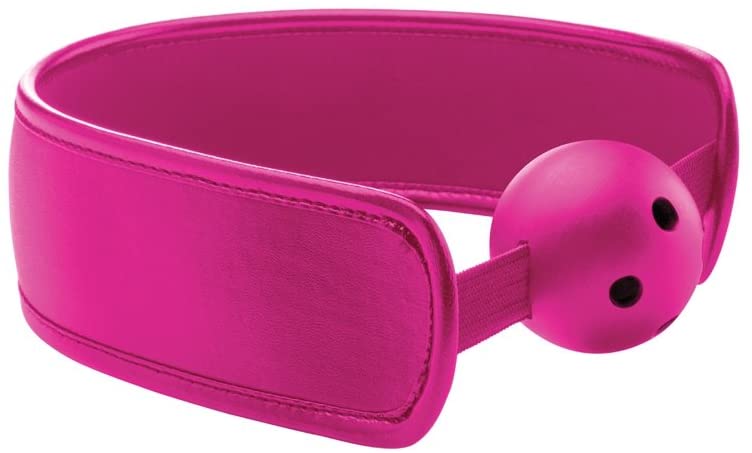Ouch! BRACE BALL GAG with stretchable strap - Rosa