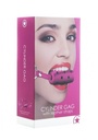 Ouch! CYLINDER GAG with leather straps - Rosa