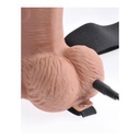 FFS 6" Hollow Rechargeable Strap-On with Remote
