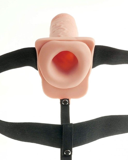 FFS 7" Hollow Rechargeable Strap-On