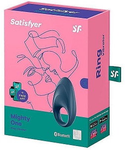 Satisfyer Mighty One Ring Vibrator - Azul