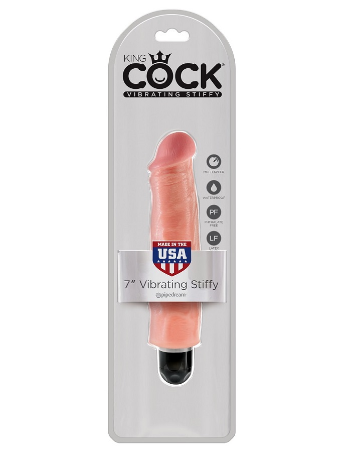 KING COCK 7" Vibrating Stiffy