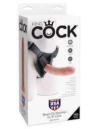 KING COCK Strap-On Harness w/8" Cock