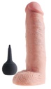 KING COCK 10" Squirting Cock with Balls