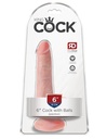 KING COCK 6" Cock with Balls