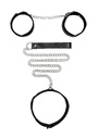 Ouch! Velcro Collar With Leash and Hand Cuffs whit Adjustable Straps