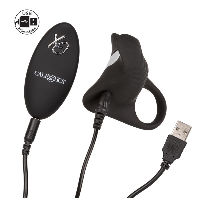 CALEXOTICS SILICONE RECHARGEABLE REMOTE PLEASURIZER
