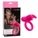 CALEXOTICS SILICONE RECHARGEABLE TRIPLE CLIT FLICKER