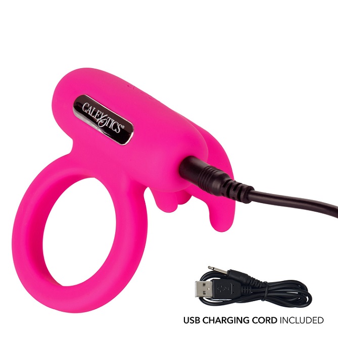 CALEXOTICS SILICONE RECHARGEABLE TRIPLE CLIT FLICKER