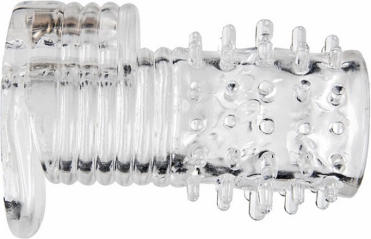 SIZE MATTERS CLEAR SENSATIONS Vibrating Textured Erection Sleeve