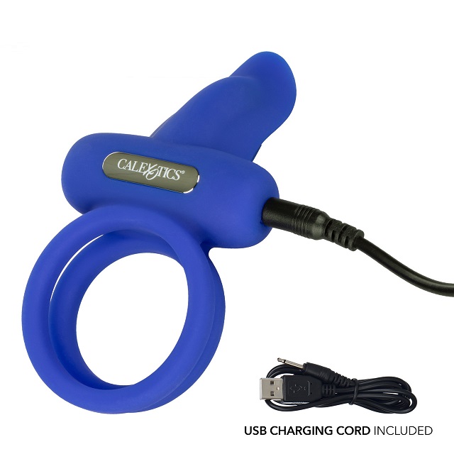 CALEXOTICS SILICONE RECHARGEABLE DUAL PLEASER ENHANCER