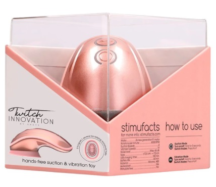 Twitch INNOVATION hands-free suction & vibrating toy