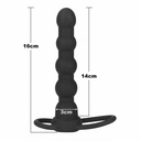 LOVETOY Vibrating Rock Balled Double Prober