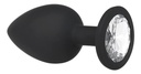 Plug Negro Silicon Gema Circular - Chico