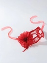 Antifaz Flor Rojo Poliester