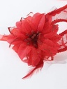 Antifaz Flor Rojo Poliester