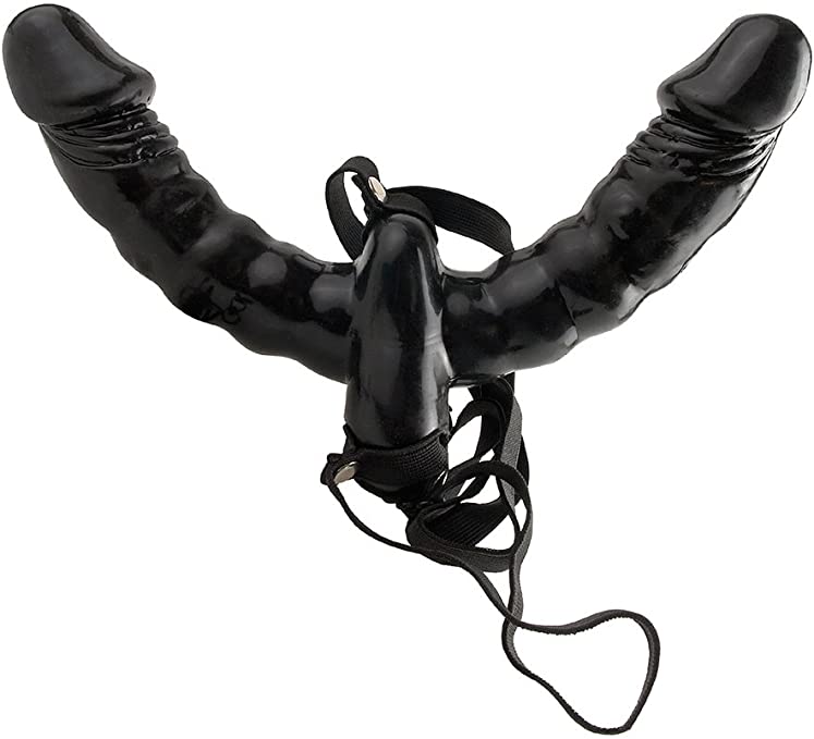 FETISH Fantasy Series Vibrating Double Delight Strap-On