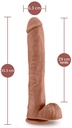 AU NATUREL Daddy - 14" DILDO - Marrón