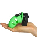 Ouch! SILICONE COCK CAGE - Glow in the Dark