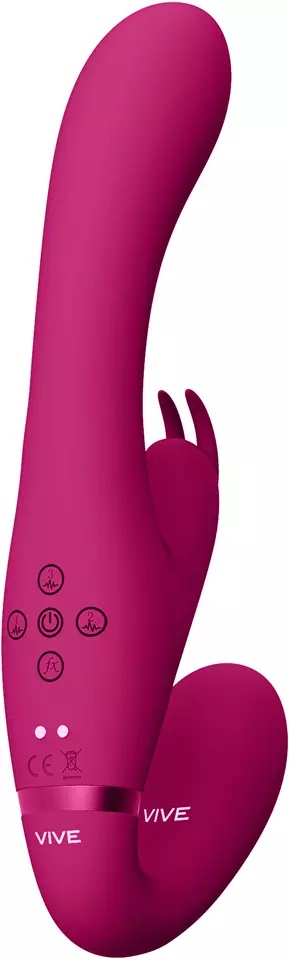 VIVE Suki - Vibrating Strapless Strap on Rabbit