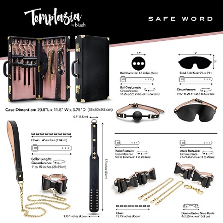 Temptasia - Safe Word - Bondage Kit with Suitcase