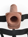 FFS 7" Hollow Rechargeable Strap-On with Remote