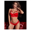 ML - Conjunto Rojo Charol