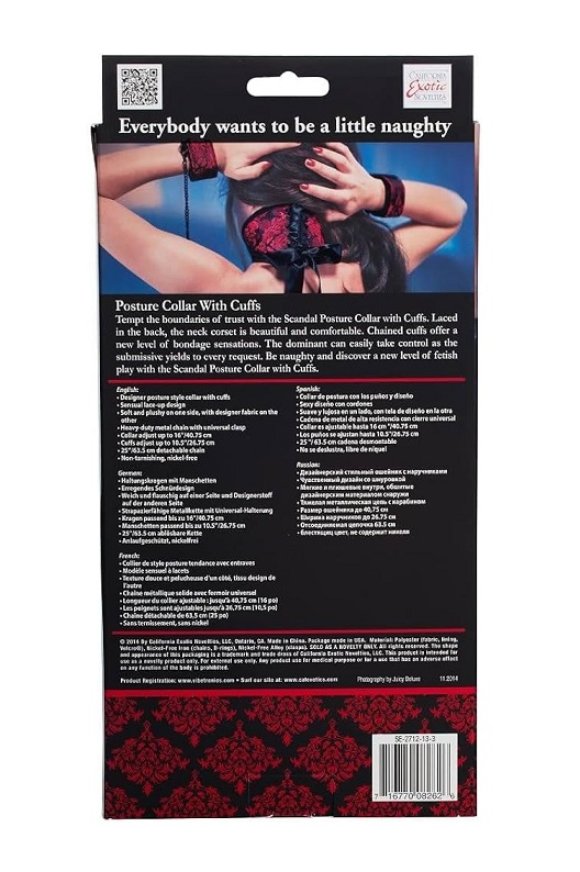 SCANDAL Posture collar With Cuffs