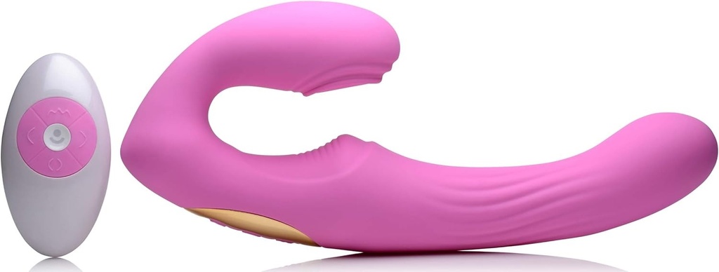 15X U-Pulse Pulse & Vibe Strapless Strap-On WRemote