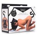 TAILZ - BLACK CAT TAIL ANAL PLUG & MASK SET