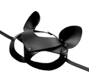 TAILZ - BLACK CAT TAIL ANAL PLUG & MASK SET