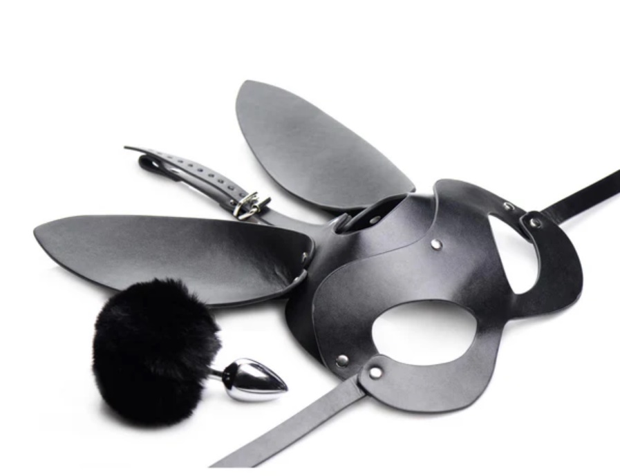 TAILZ - BUNNY TAIL ANAL PLUG & MASK SET