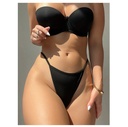 Tanga Cadena Estrella - Negro - Mediano