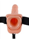 FETISH Fantasy Series 7" Vibrating Hollow Strap-On with Balls