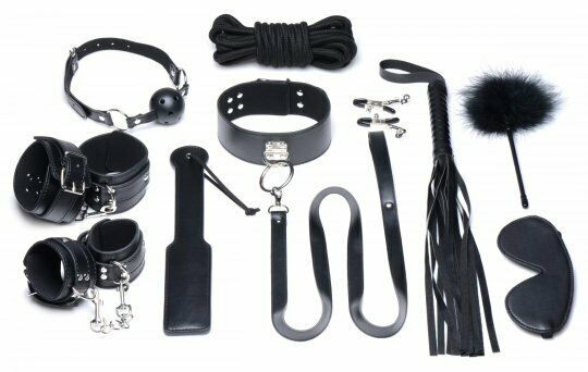 STRICT DELUXE 10 PIECE BONDAGE SET