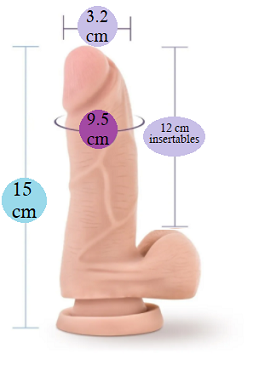 X5+ 5" cock with suction cup
