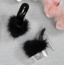 Zapatillas de segunda plataforma con peluche