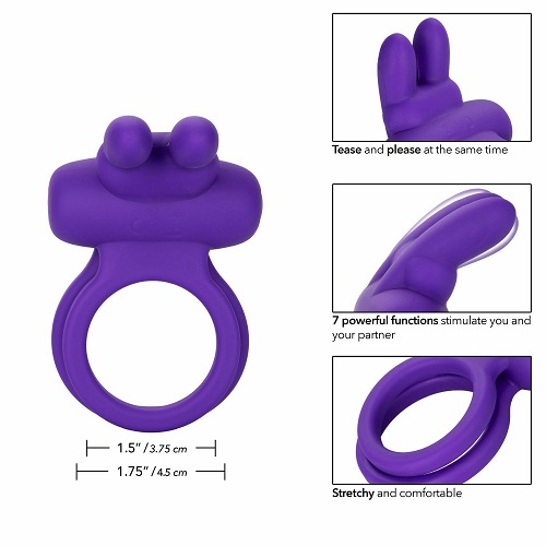 CALEXOTICS SILICONE RECHARGEABLE DUAL ROCKIN´ RABBIT
