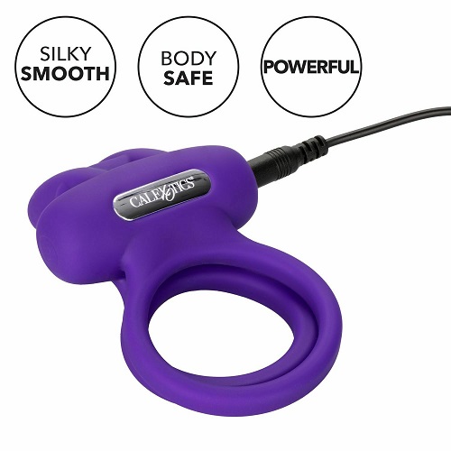 CALEXOTICS SILICONE RECHARGEABLE DUAL ROCKIN´ RABBIT