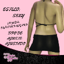 Vestido de Tirantes con abertura y espalda abierta