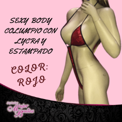 Columpio Body rojo de lycra