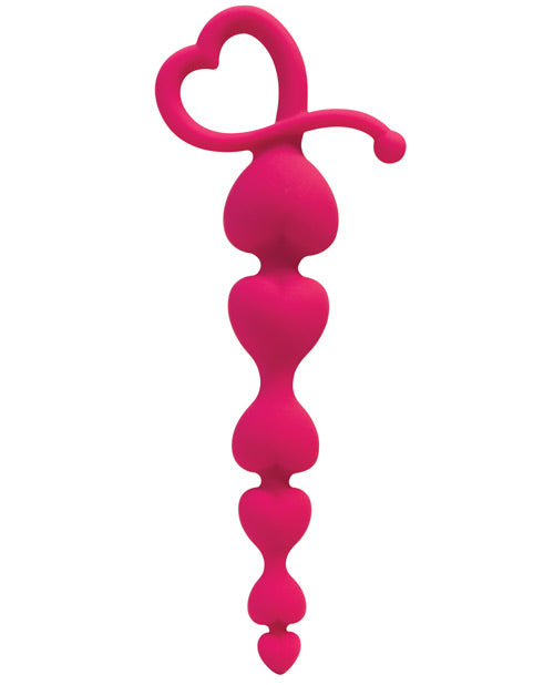 Gossip Hearts on a string