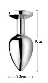 BOOTY SPARKS CLEAR GEM MEDIUM ANAL PLUG