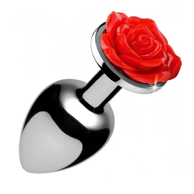 BOOTY SPARKS RED ROSE MEDIUM ANAL PLUG