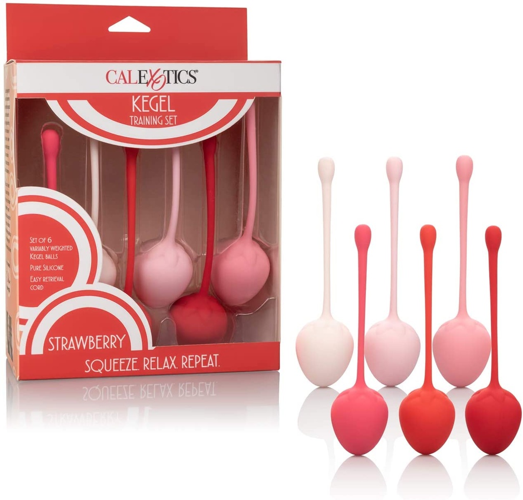 CALEXOTICS KEGEL TRAINING SET STRAWBERRY