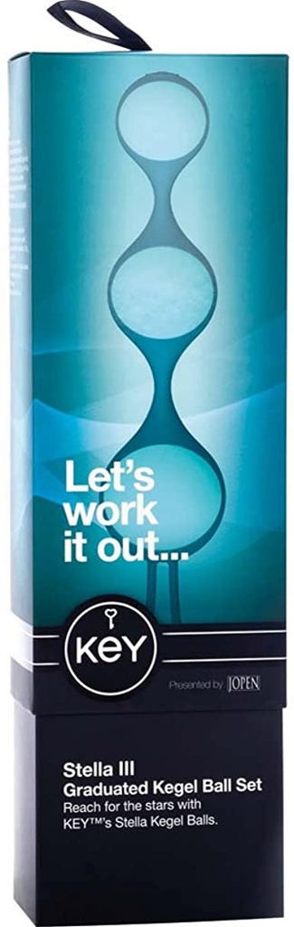 KeY STELLA III Graduated Kegel Ball Set Azul