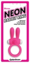 NEON RABBIT RING - Rosa