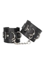 Ouch! Bonded Leather Hand or Ankle Cuffs with Adjustables Straps
