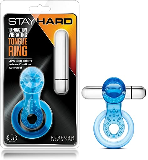 STAY HARD TONGUE RING
